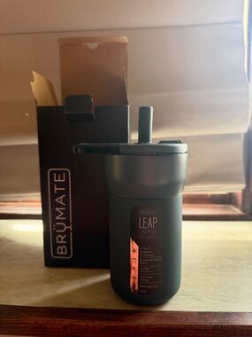 BRÜMATE Leap Leakproof Kids Tumbler - Matte Dark Green